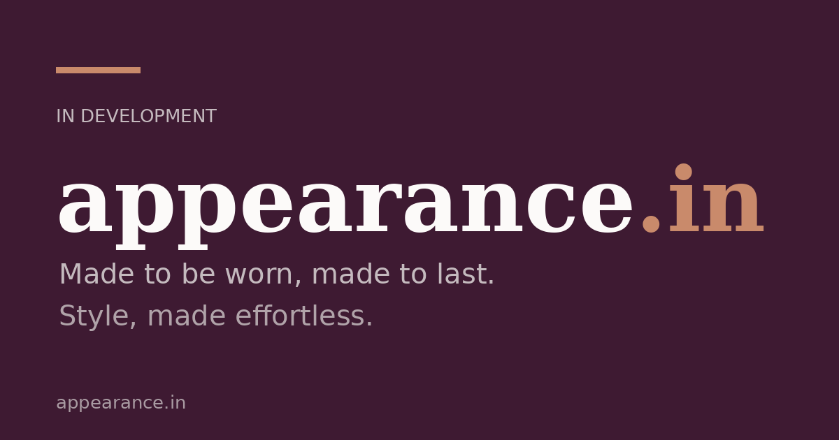 Link preview image for appearance.in